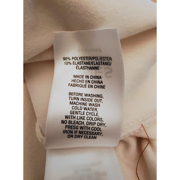 Jones New York Ivory Cowl Neck Brushed Terry Jersey Knit Long Sleeve Top XXL - Picture 9 of 9